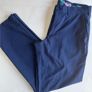 Birdie Bound Pants Mens 30x32 Golf Stretch Performance Lightweight Casual Navy